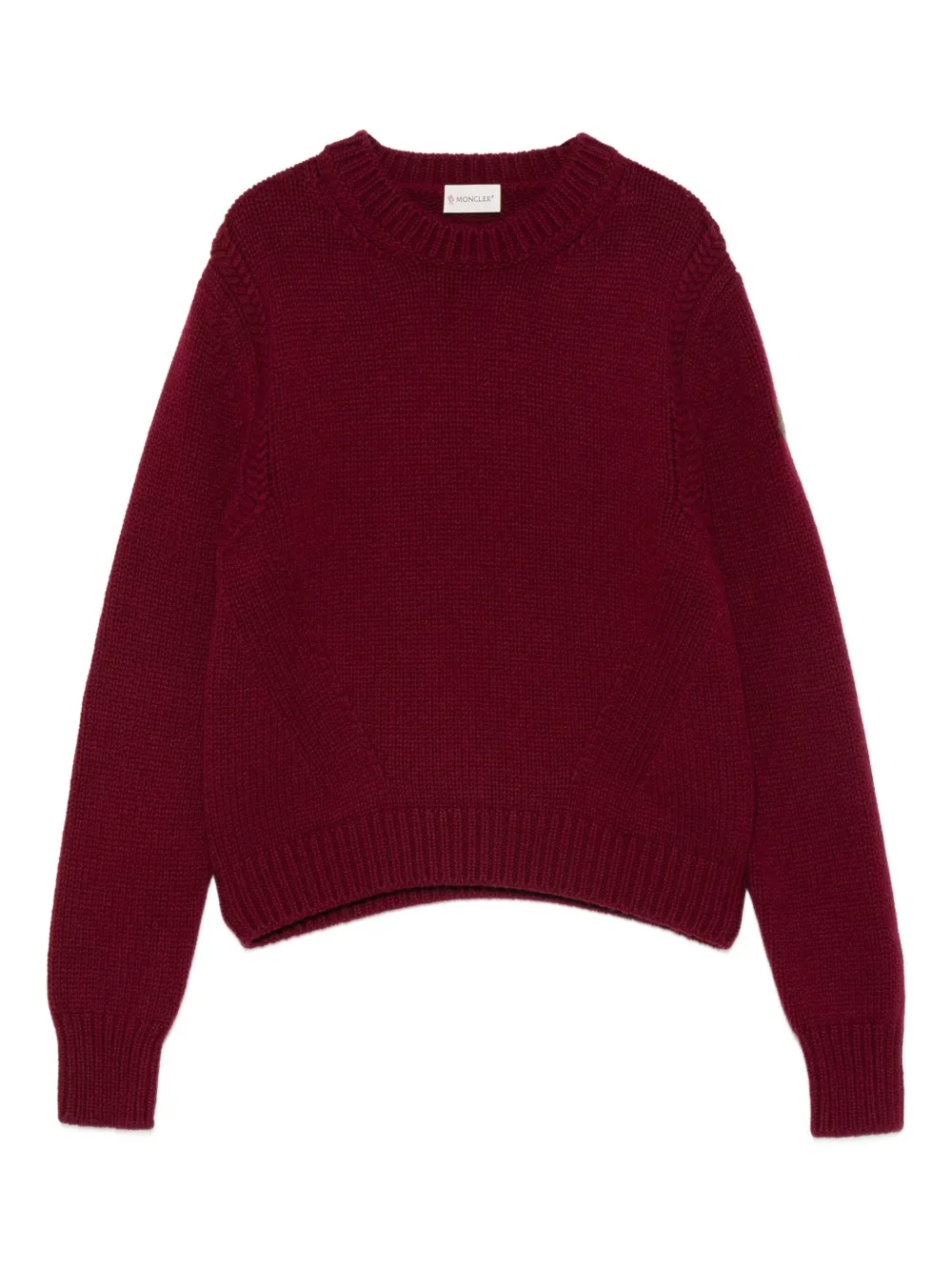 Moncler round-neck sweater | Red | Image 1