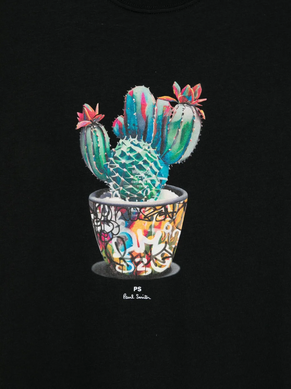 Paul Smith T-shirt met print Zwart