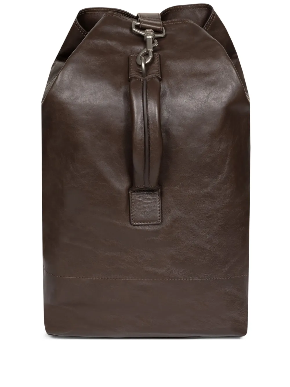 DRIES VAN NOTEN mochila de piel con cierre | marrón | Image 1