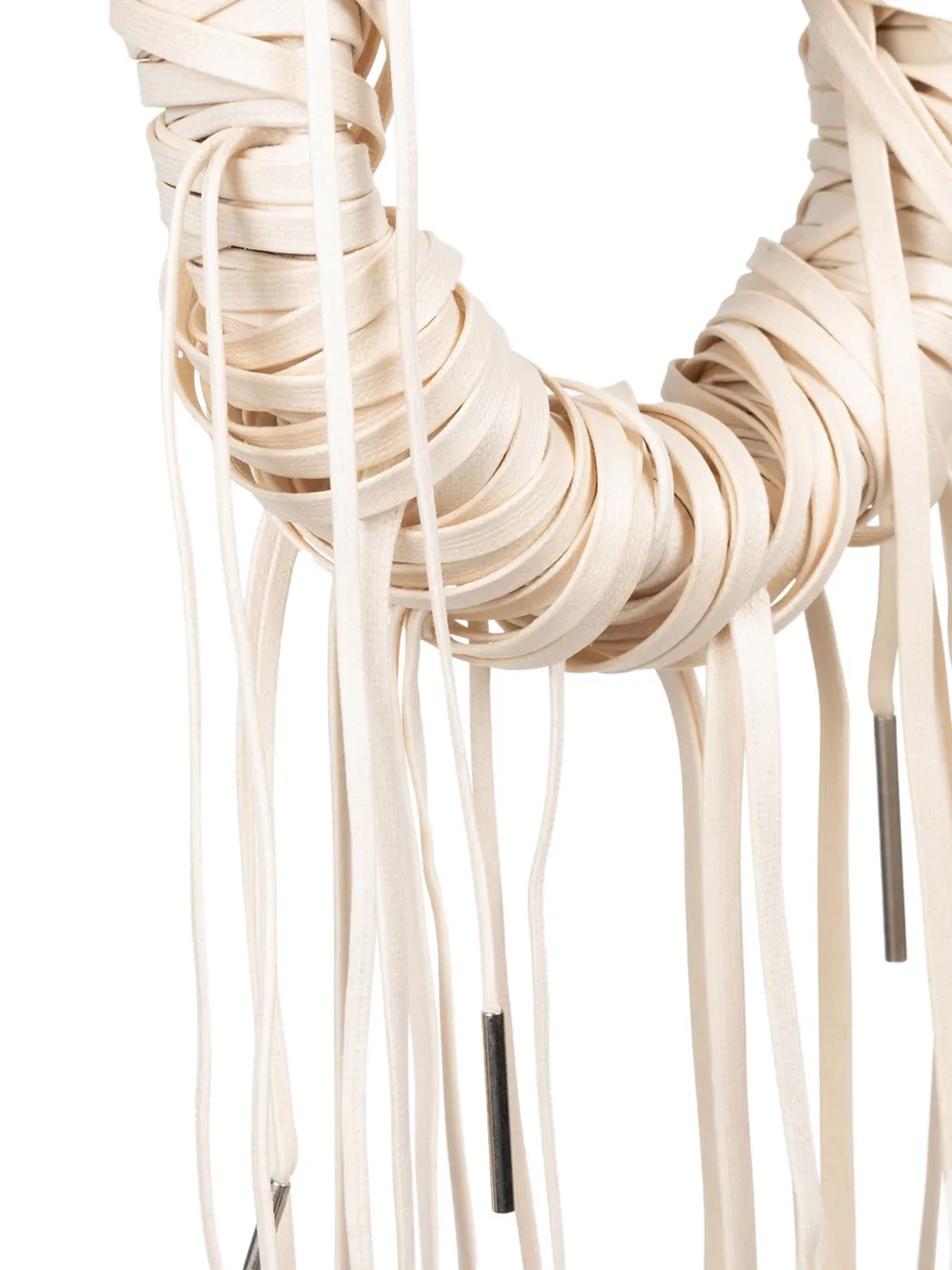 Dries Van Noten Lace-fringe Necklace In White