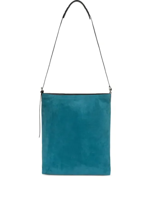 DRIES VAN NOTEN suede tote bag