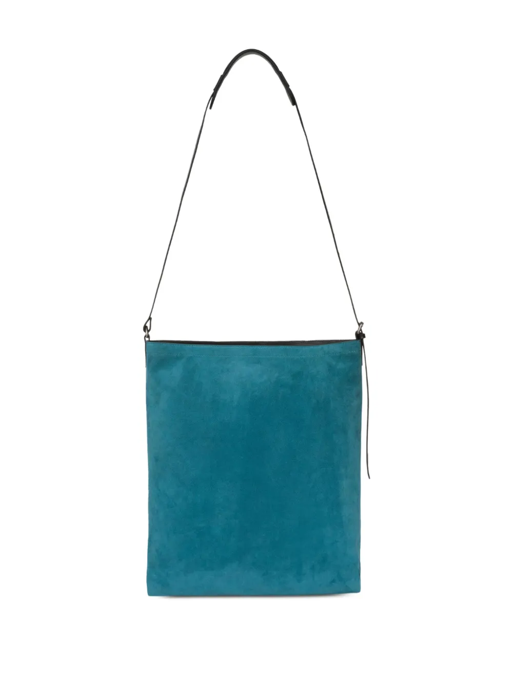 Dries Van Noten Suede Tote Bag In Blue