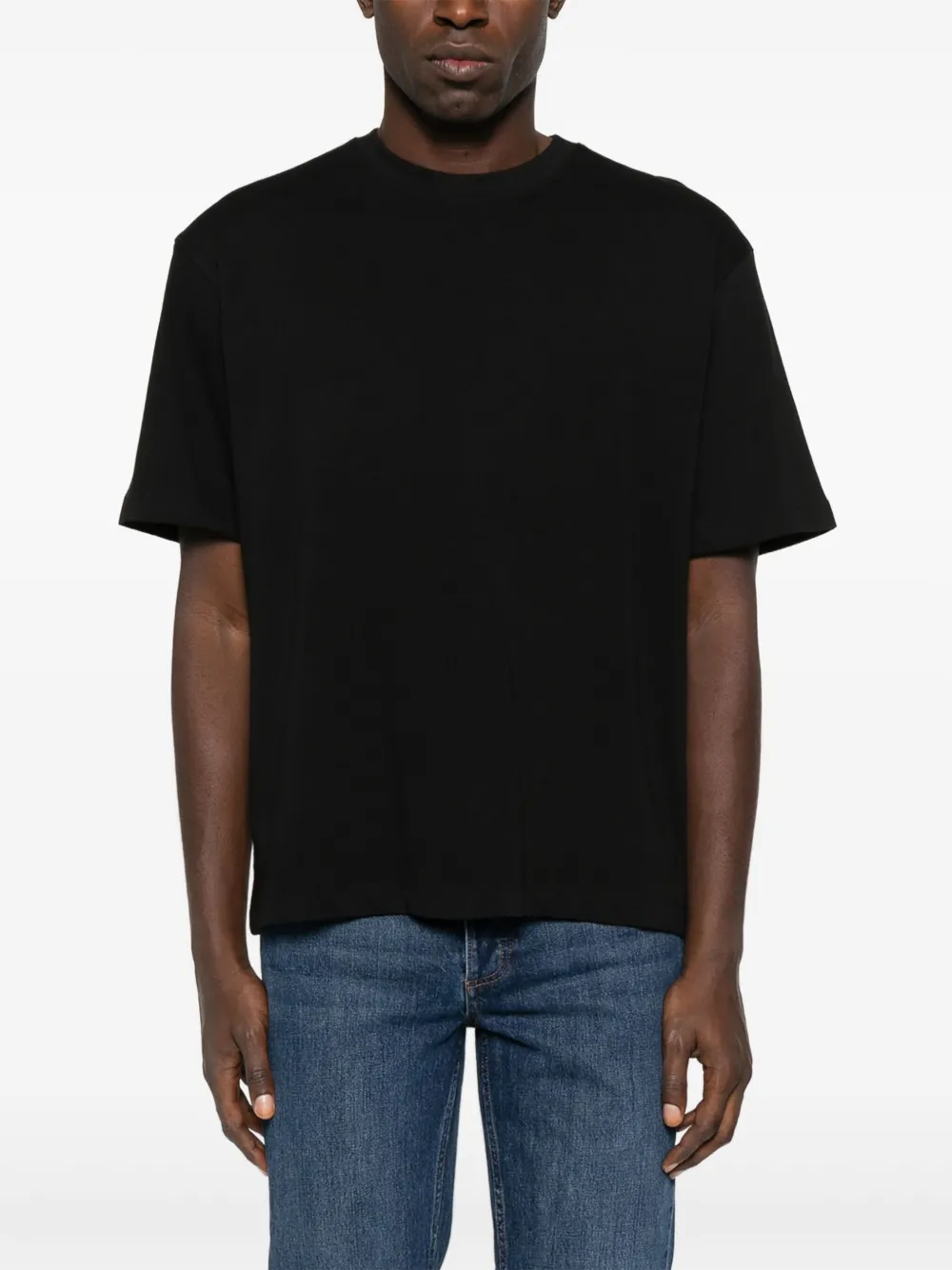 John Richmond T-shirt met grafische print Zwart