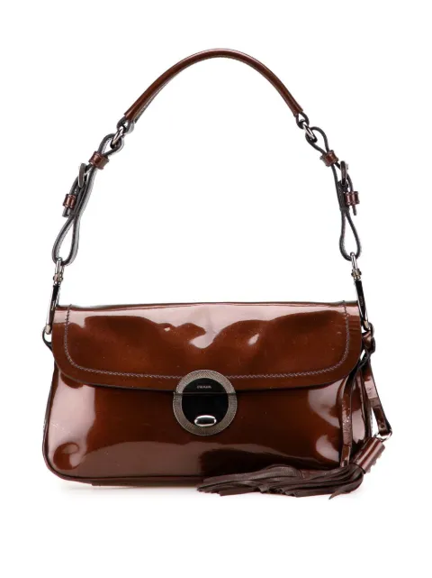 Prada Pre-Owned 2000-2013 Patent Tassel shoulder bag