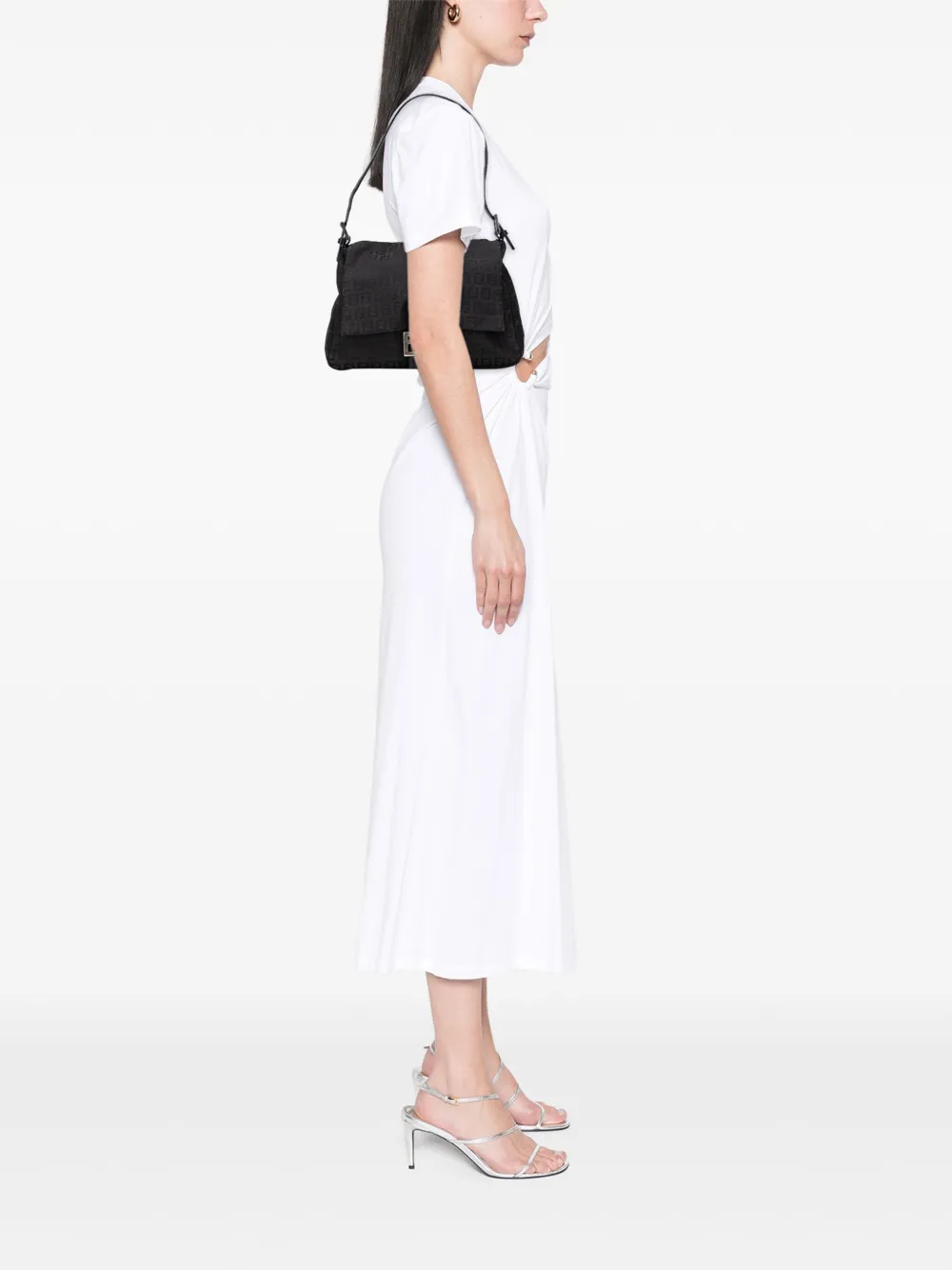 Fendi Pre-Owned 2000-2010 Zucchino Canvas Mamma Forever shoulder bag | Pre-Owned | Image 2