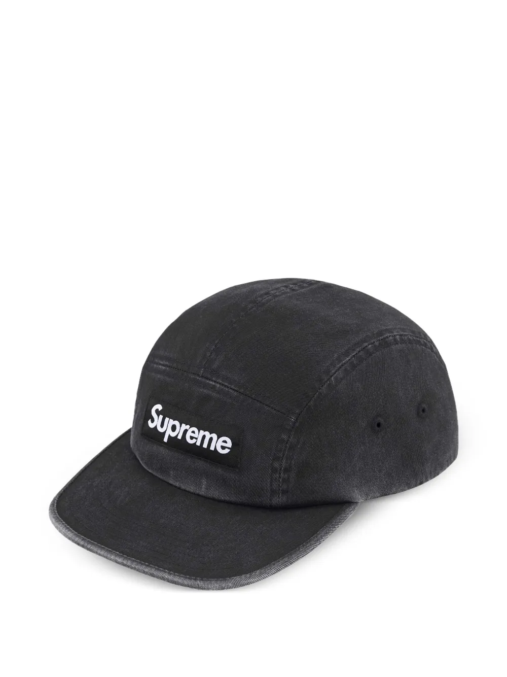 Supreme ツイル キャップ - ブラック Supreme ツイル キャップ - ブラック