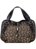 Celine Pre-Owned 2007 C Carriage Canvas Bittersweet hobo bag - Brown