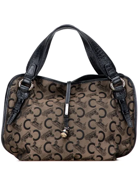 Celine Pre-Owned 2007 C Carriage Canvas Bittersweet hobo bag