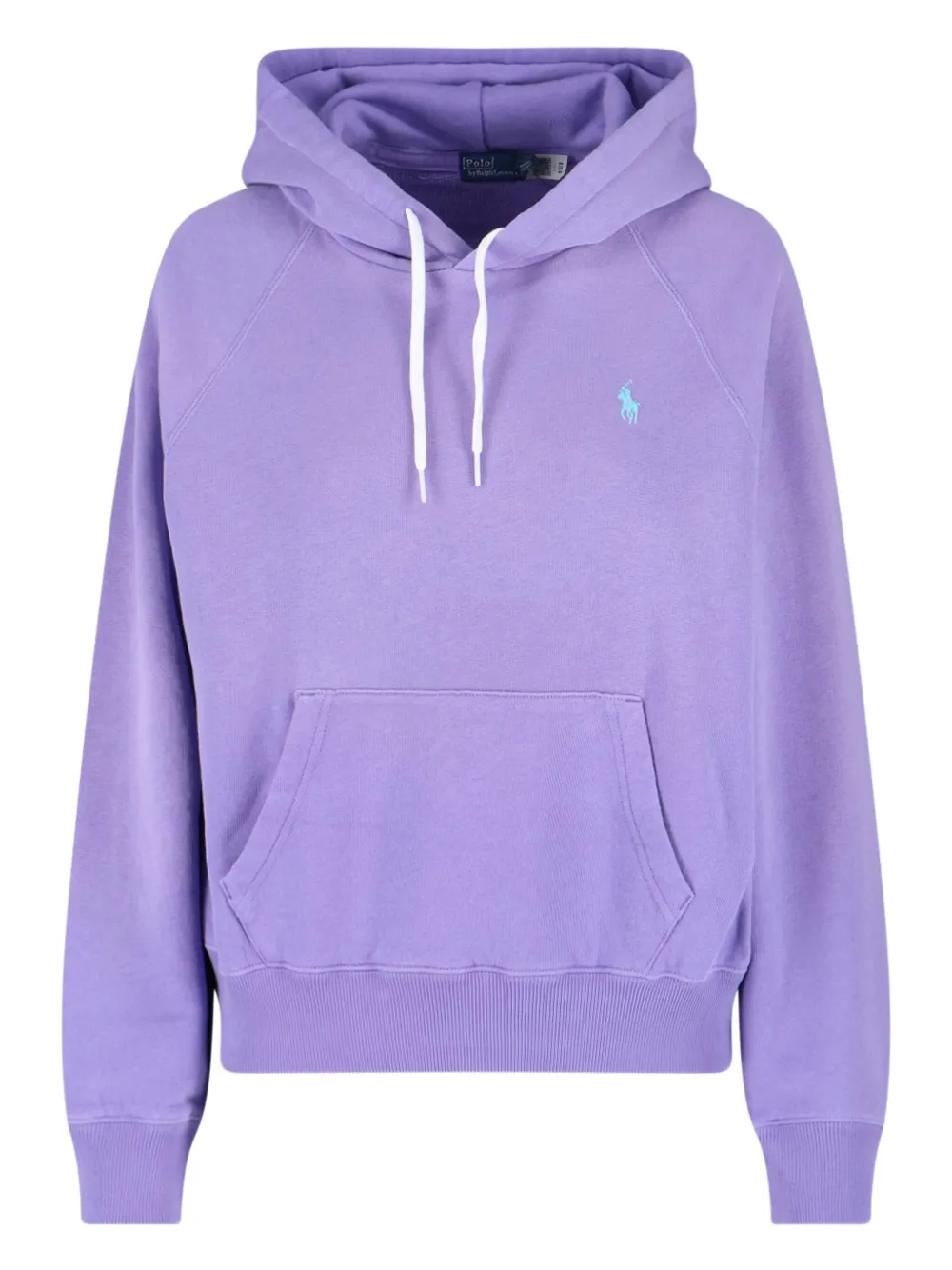 Polo Ralph Lauren Polo Pony-embroidered Hoodie In Purple