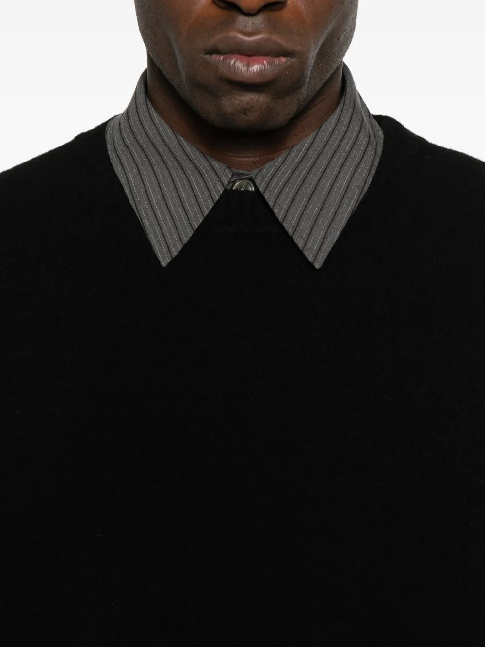 Roberto Collina Trui met ronde hals Zwart