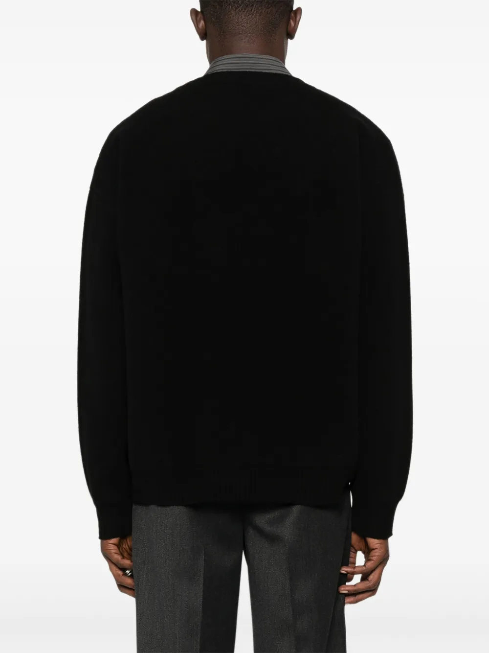 Roberto Collina Trui met ronde hals Zwart