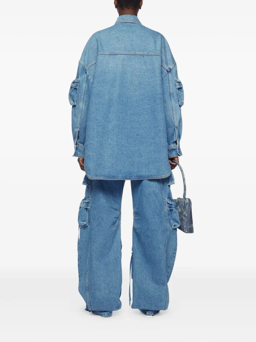 Attico Fern Jeans In Blue