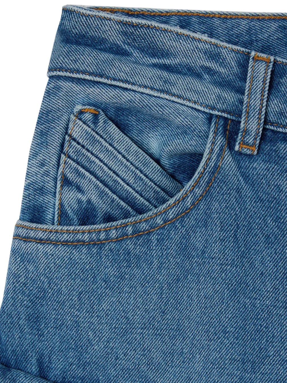 Attico Fern Jeans In Blue