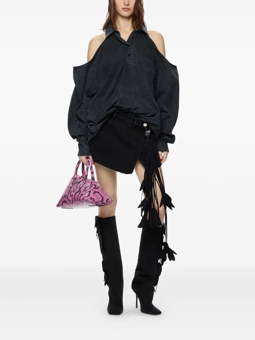 The Attico 24H tote bag - Paars