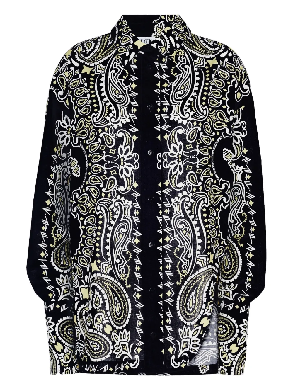 The Attico paisley-print shirt | Black | Image 1