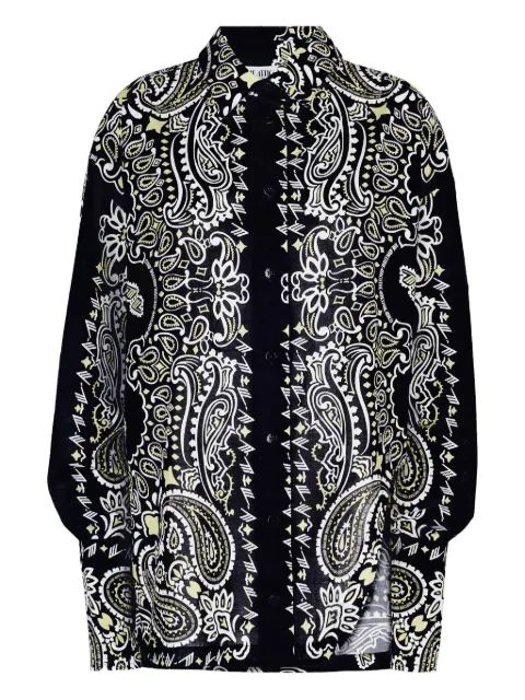 The Attico paisley-print shirt