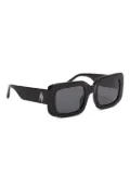 The Attico square-frame sunglasses - Black