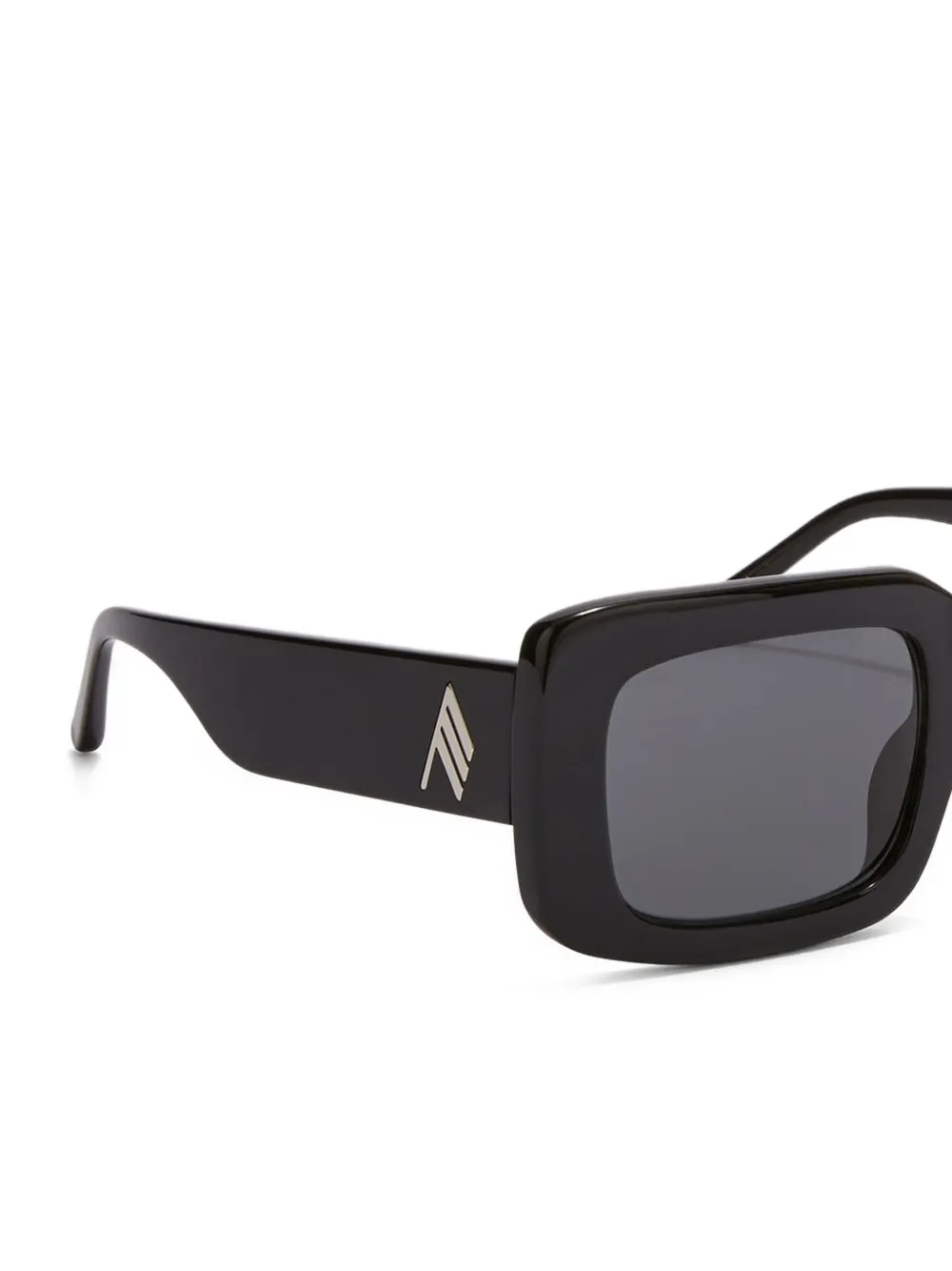 The Attico square-frame sunglasses - Zwart
