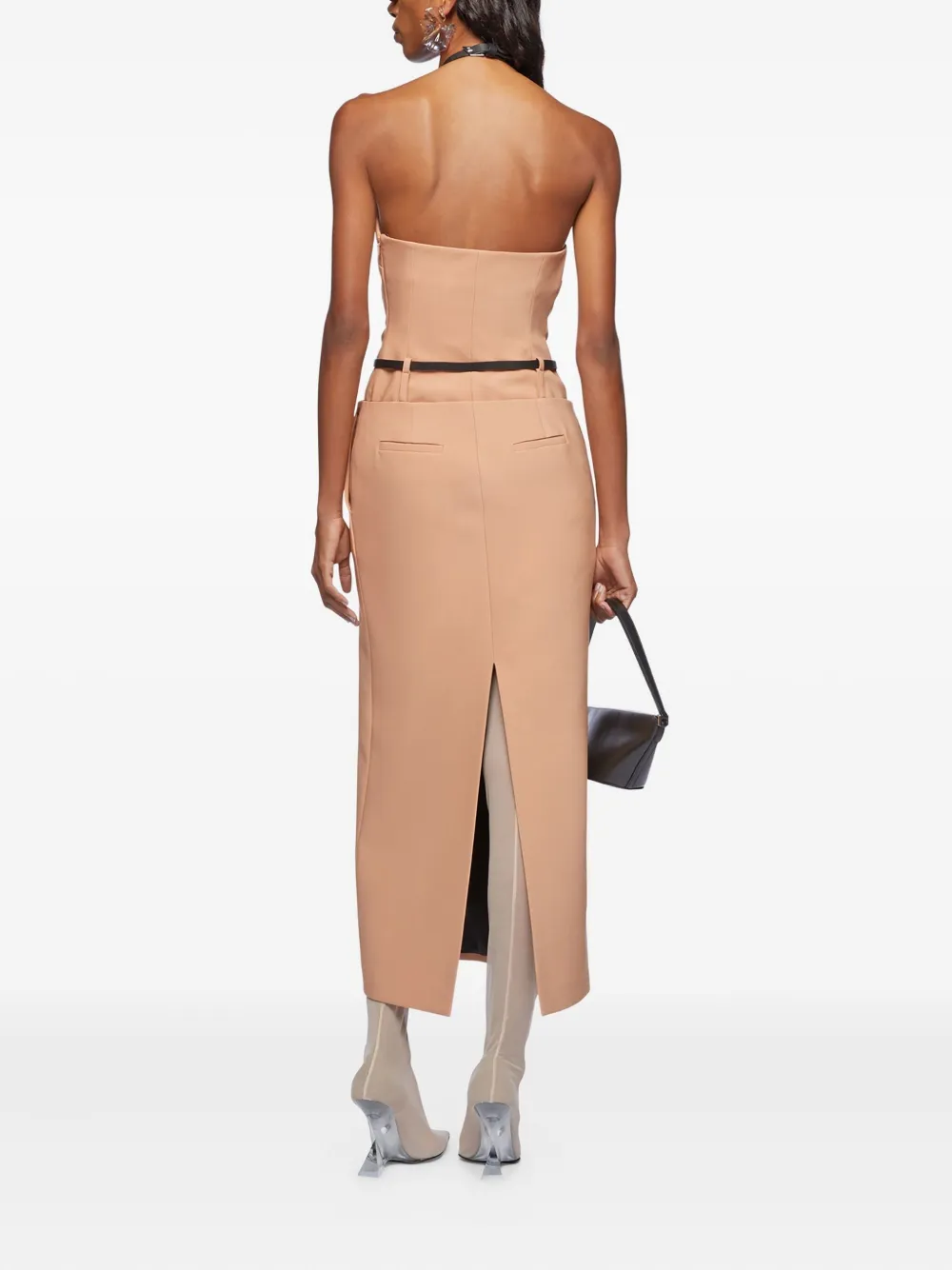 Attico Gonna Midi In Brown