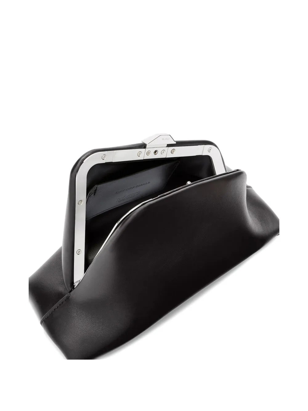 Attico Day Off Shoulder Pouch Bag In Black