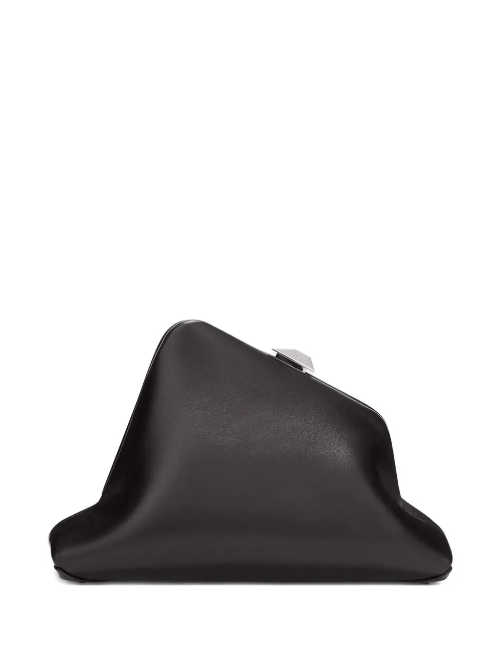 Attico Day Off Shoulder Pouch Bag In Black