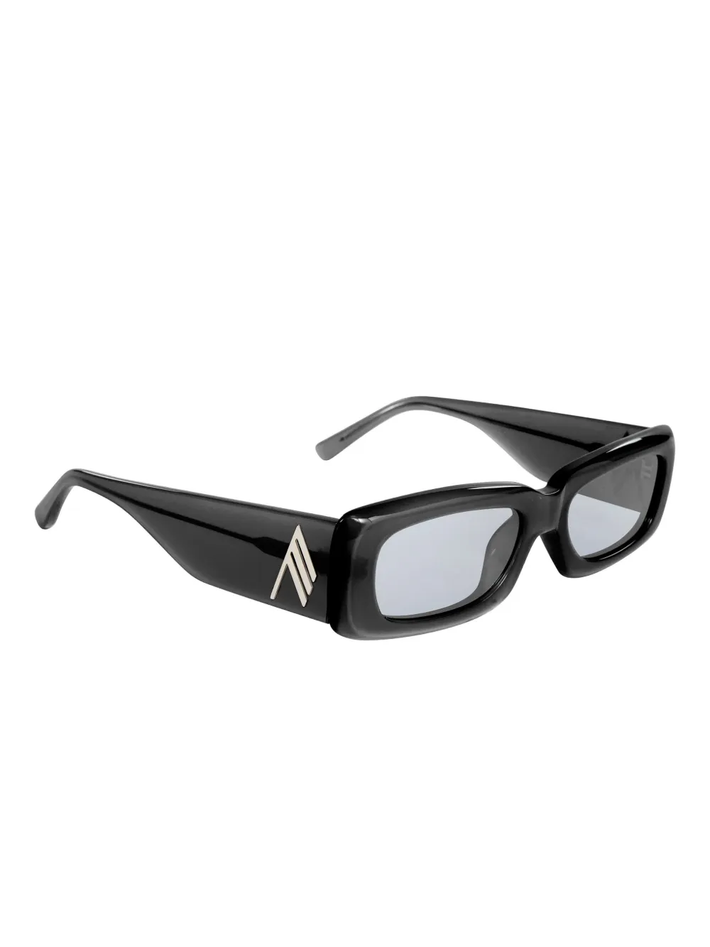 The Attico rectangle-frame sunglasses - Zwart