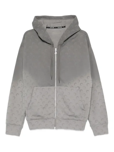Marine Serre zip-up hoodie