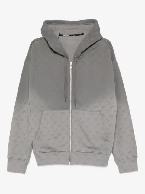 Marine Serre zip-up hoodie