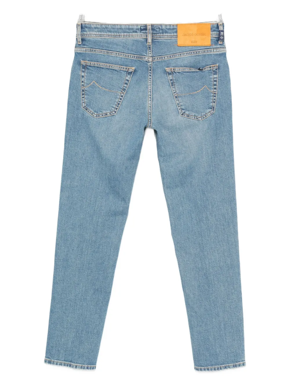 Jacob Cohën embroidered-pocket jeans - Blauw