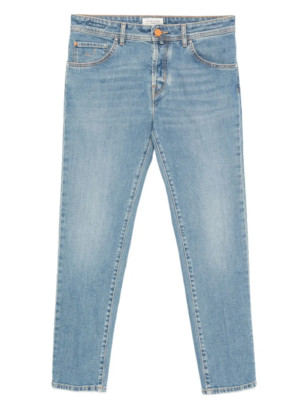 Jacob Cohën embroidered-pocket jeans - ブルー Jacob Cohën embroidered-pocket jeans - ブルー