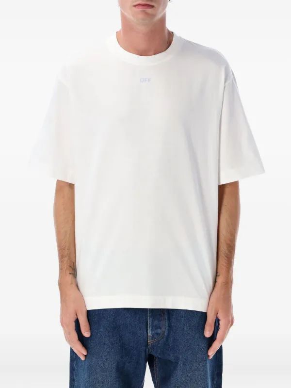 Off-White アローステンシルプリント Tシャツ | ホワイト
