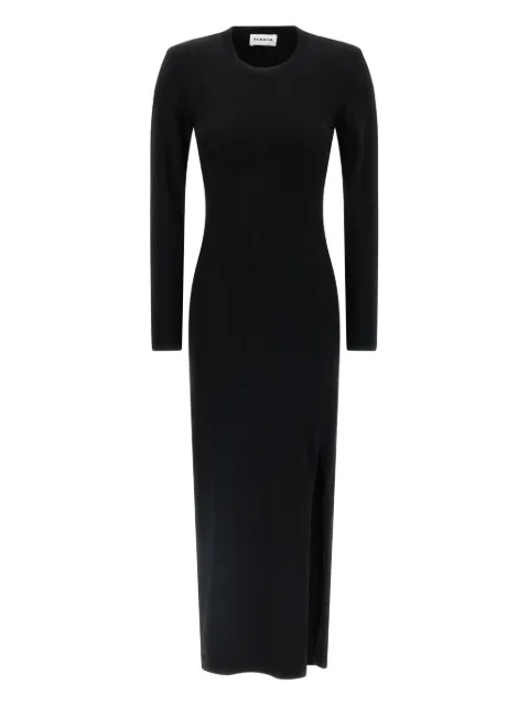 P.A.R.O.S.H. vestido midi con hombros capitonados