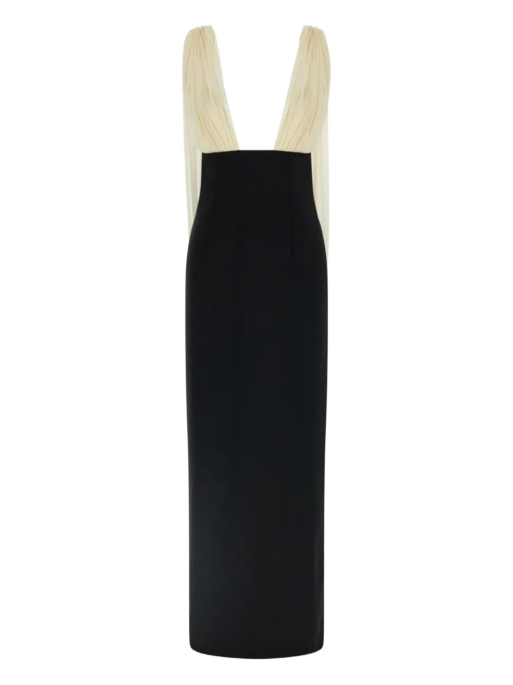 ARMARIUM V-neck maxi dress | Black | Image 1