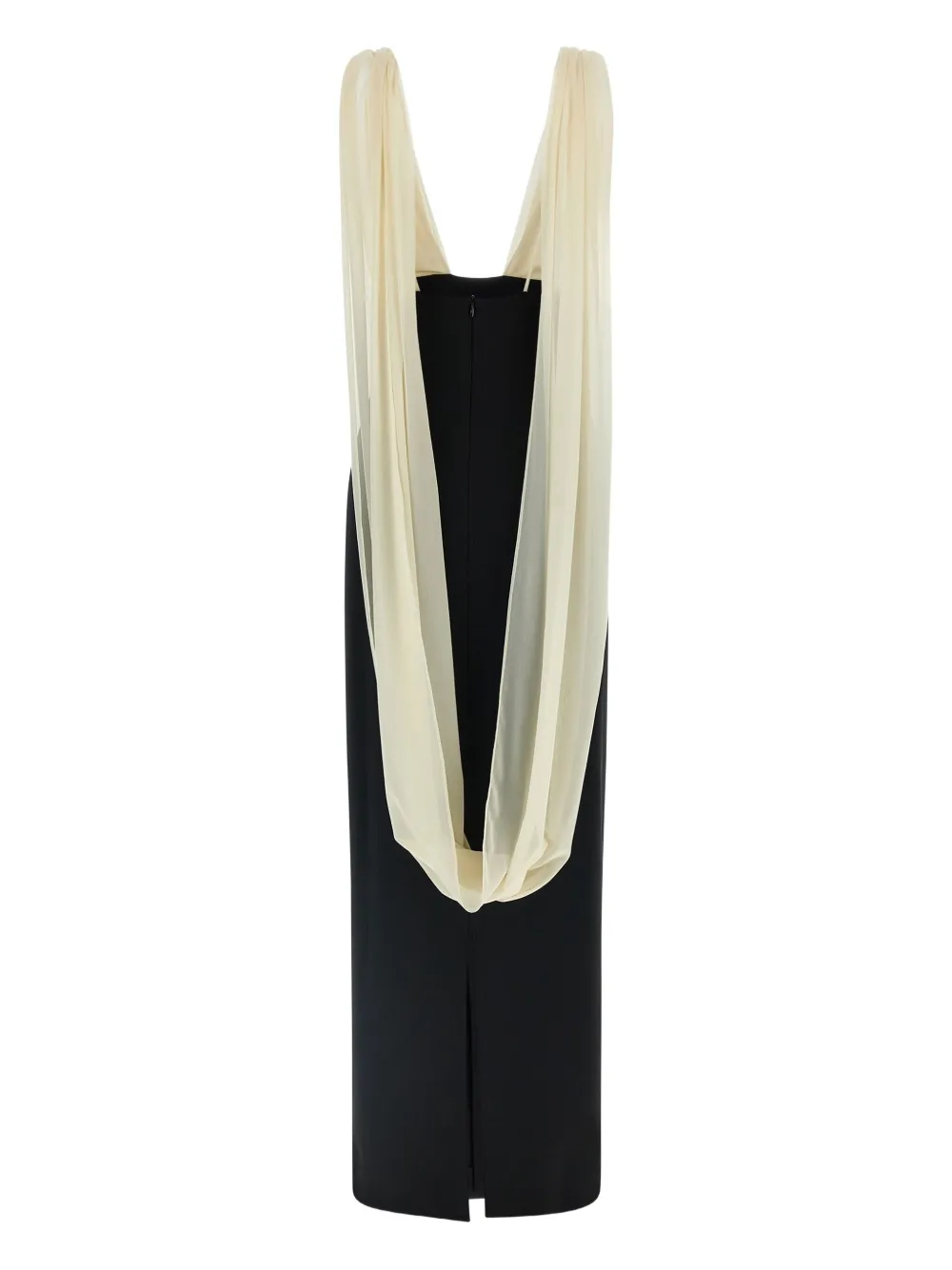 ARMARIUM V-neck maxi dress - Zwart