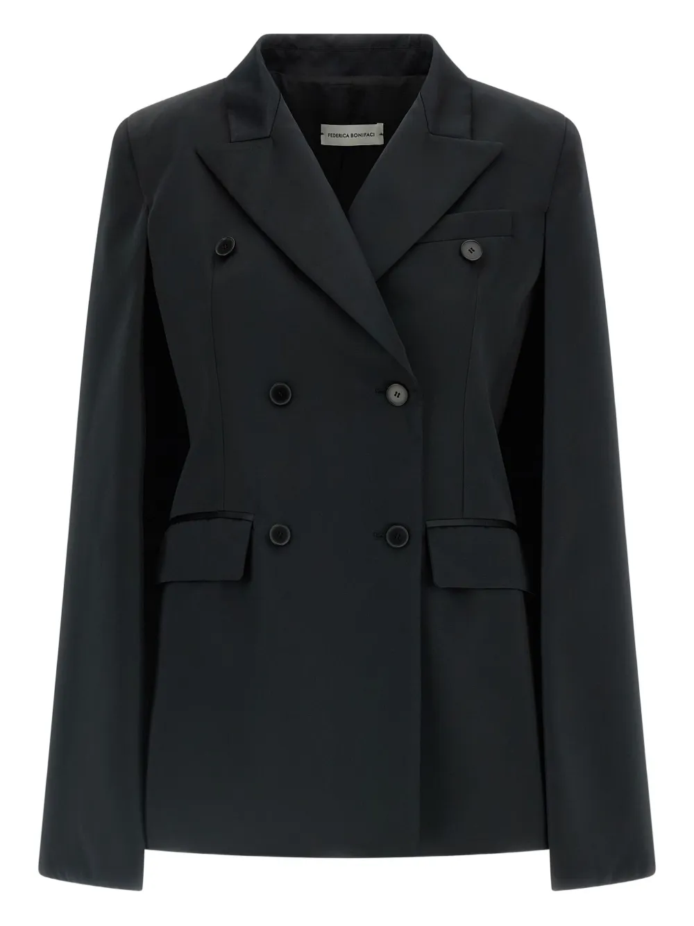 Federica Bonifaci double-breasted blazer | Black | Image 1