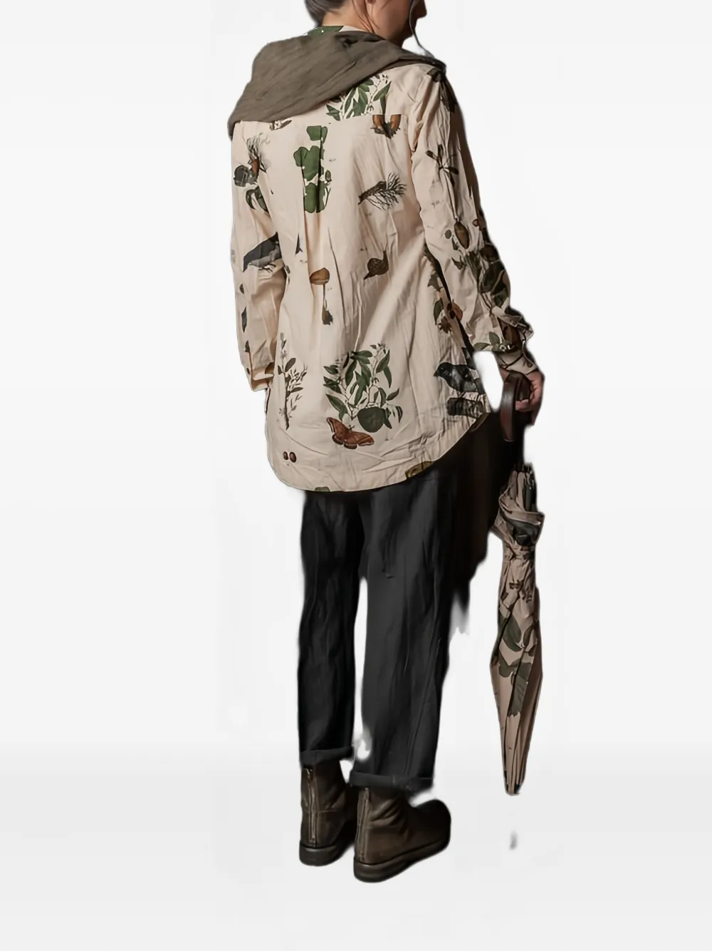 Aleksandr Manamïs Button-fastening Long-sleeve Shirt In Neutral