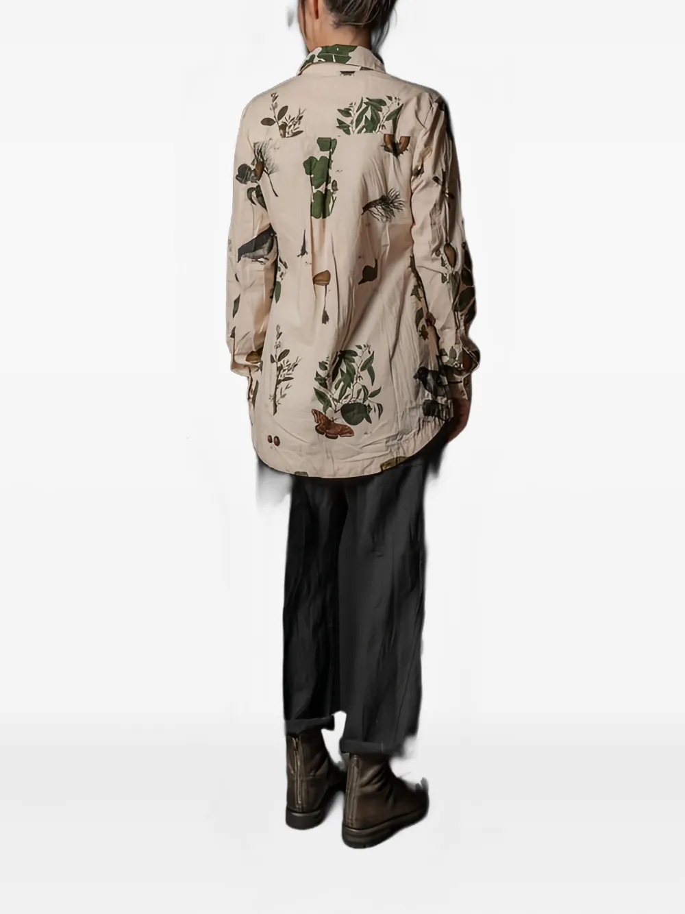 Aleksandr Manamïs Button-fastening Long-sleeve Shirt In Neutral