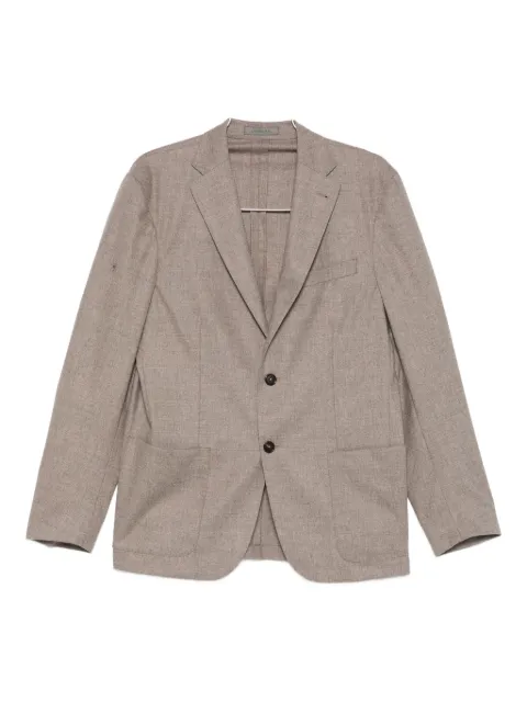 Corneliani notched-lapels pocketed jacket