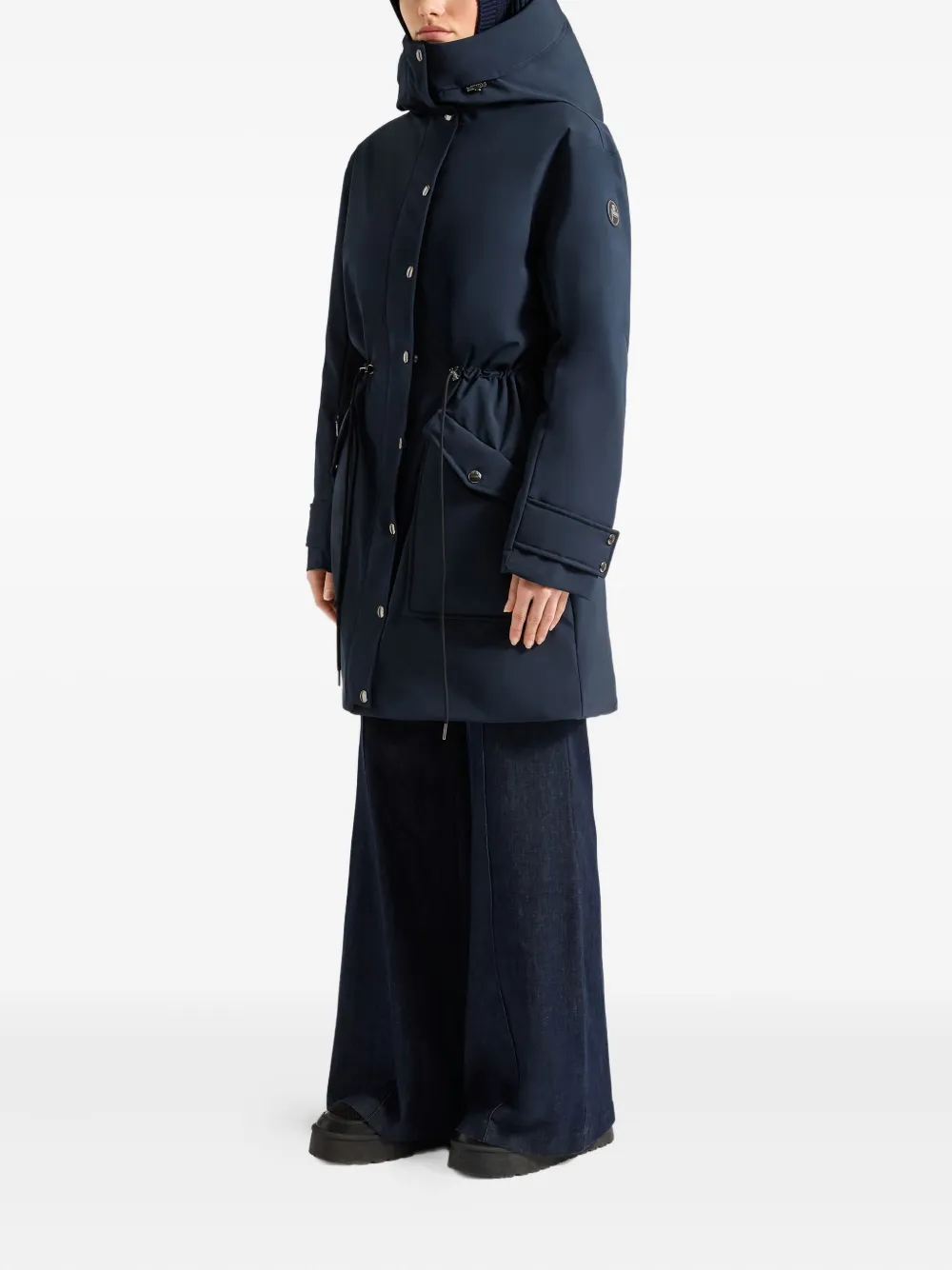 Fusalp Janix Hooded Coat In Blue