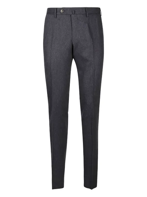 PT Torino metallic-finish wool pants