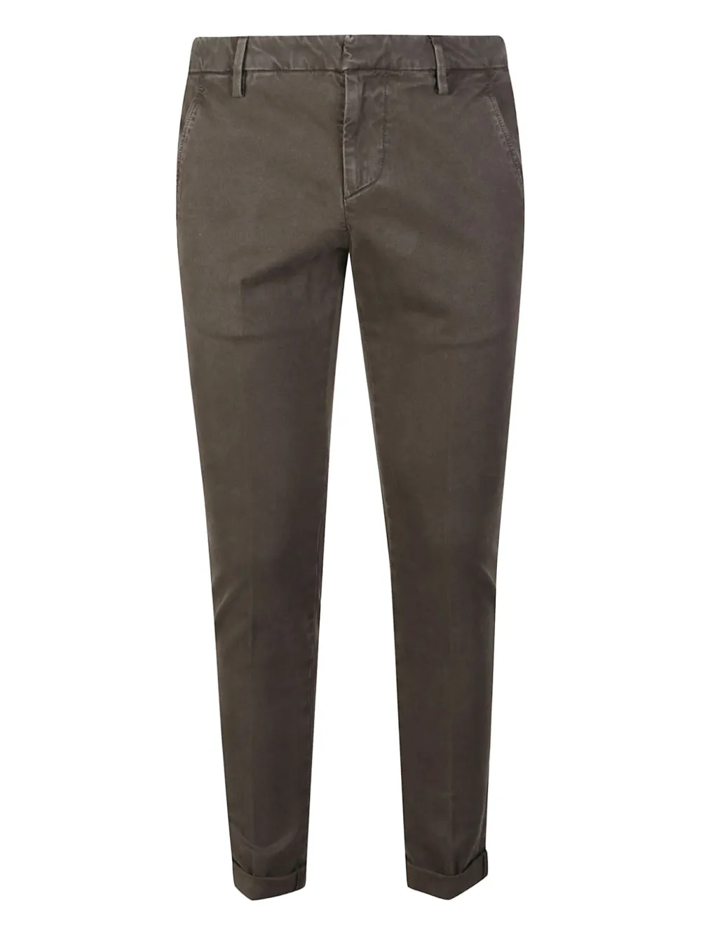 DONDUP cuffed cotton pants | Green | Image 1