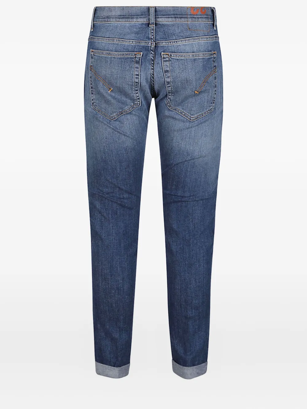 DONDUP cuffed cotton jeans - Blauw