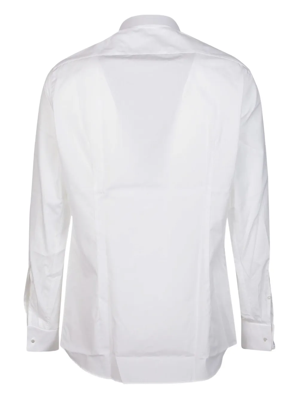 Lardini pleated-front shirt - Wit