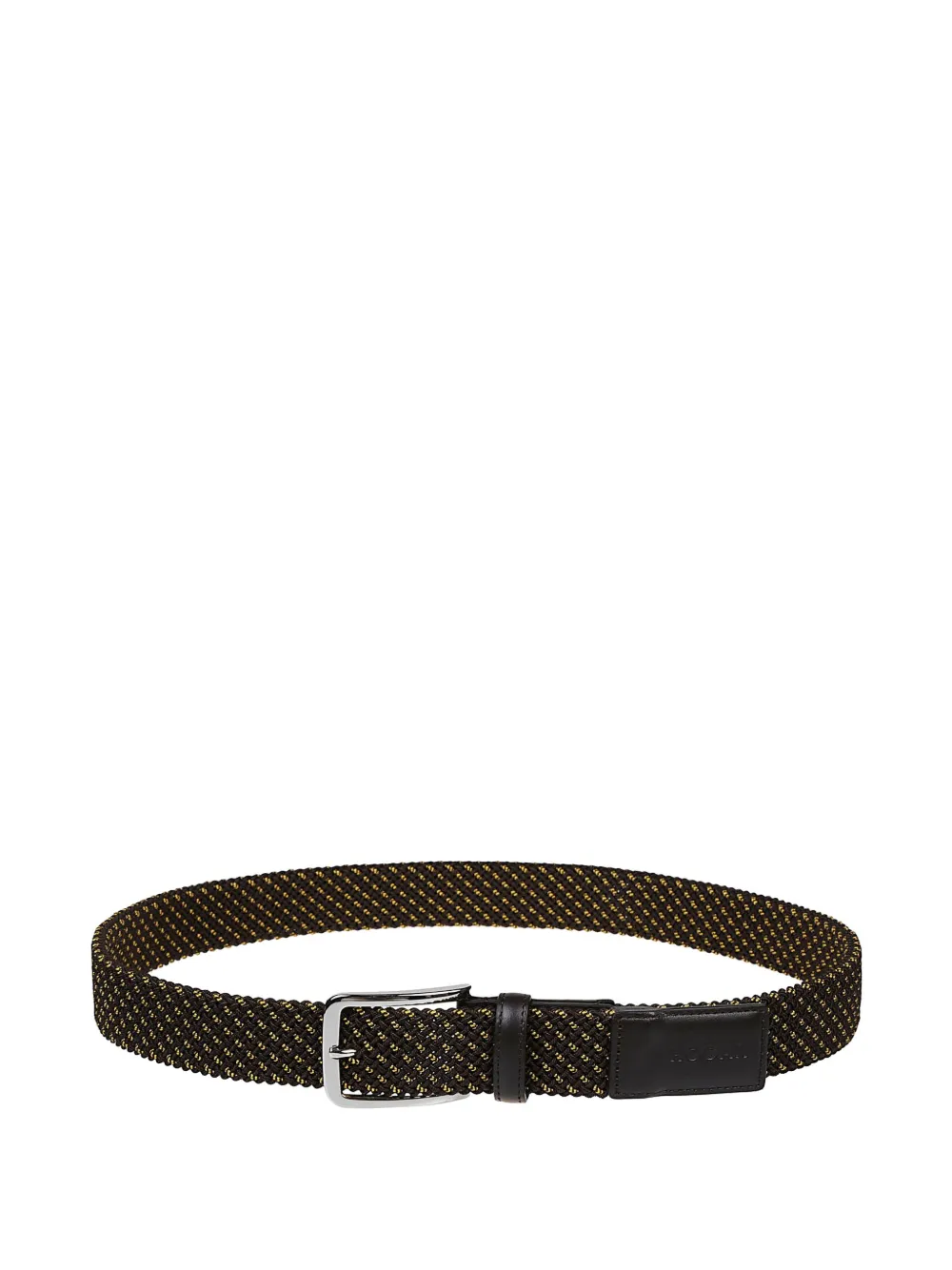 Hogan Leather Belt In Black