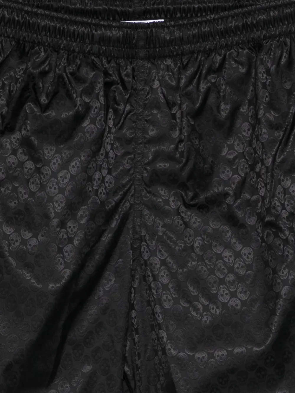 Alexander McQueen Zwembroek met doodskoppatroon Zwart