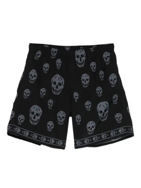 Alexander McQueen shorts de playa con motivo Skull