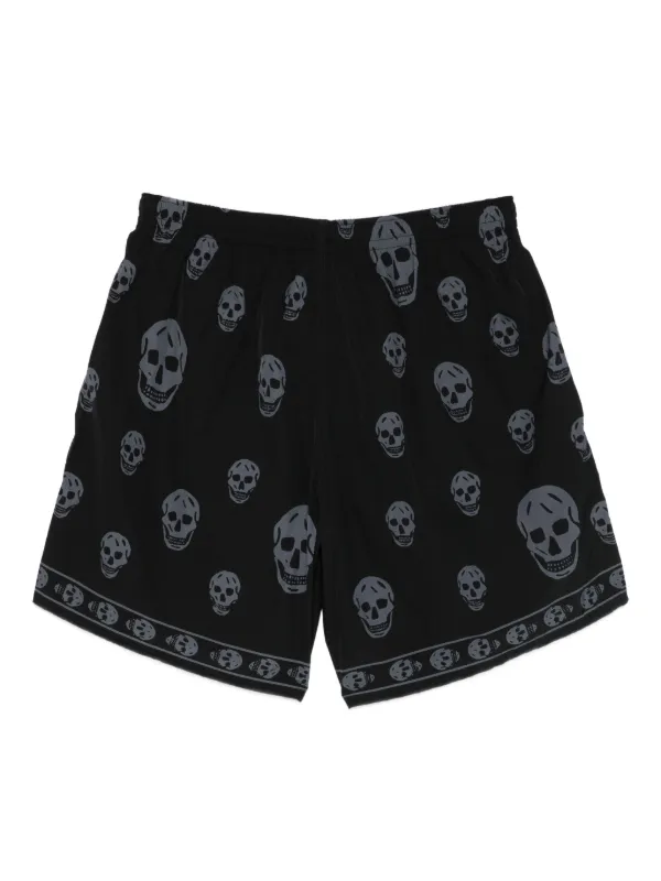 Alexander McQueen skull-print Swim Shorts | Black | FARFETCH