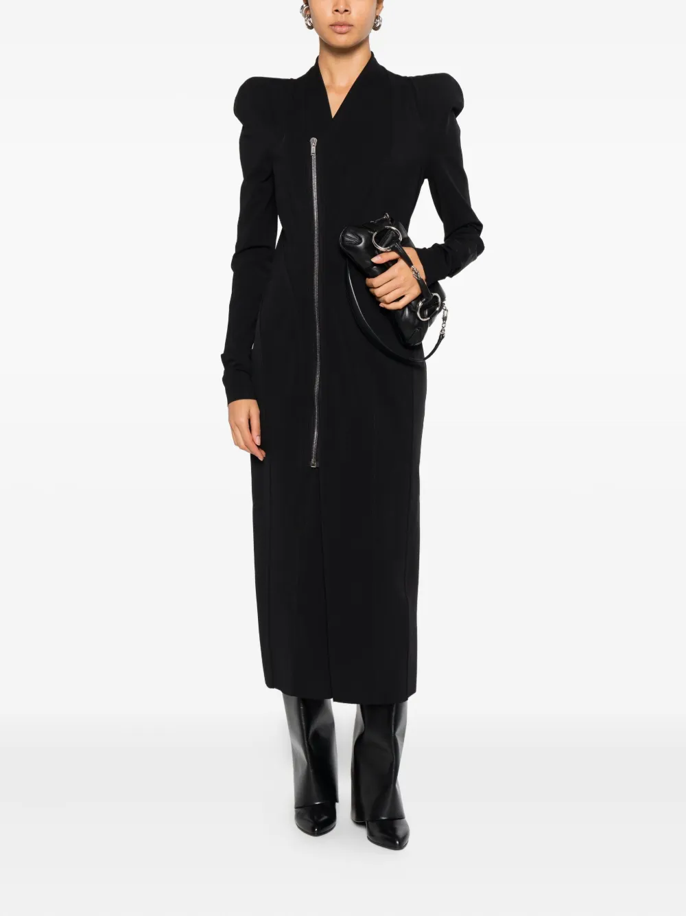 Rick Owens Princess Coat In Black
