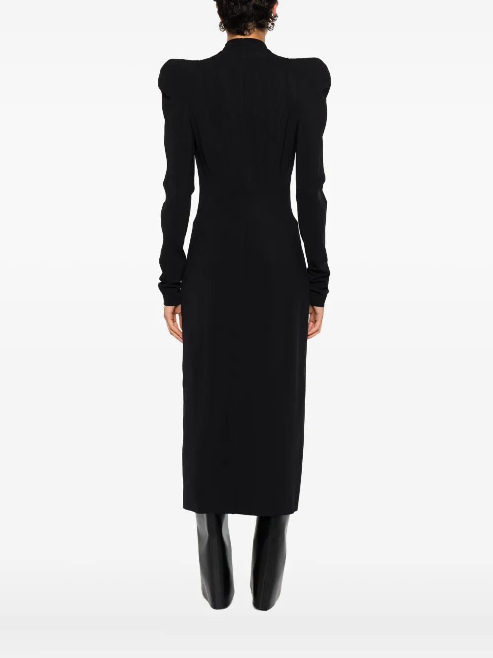 Rick Owens Princess Coat In Black
