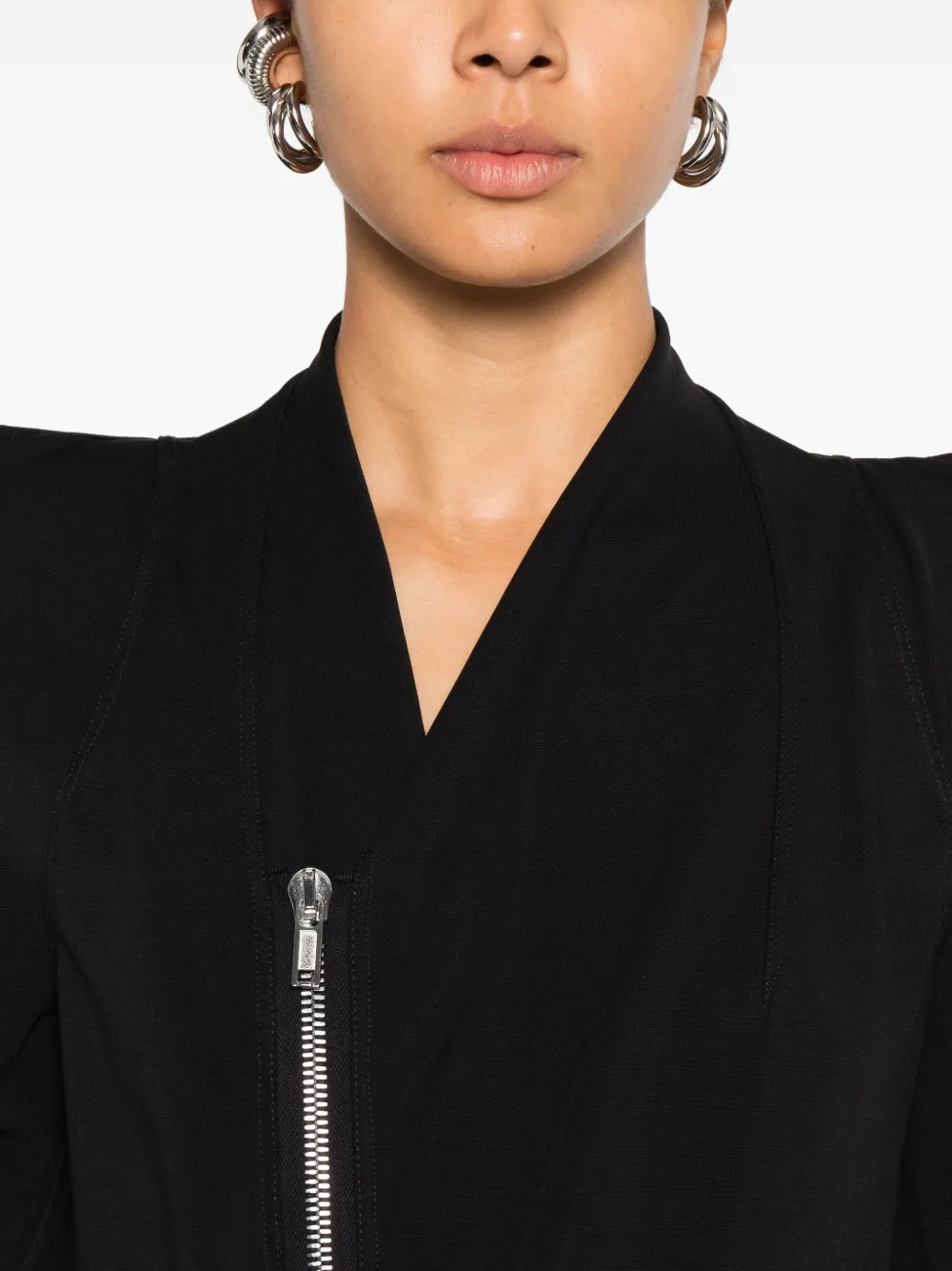 Rick Owens Princess Coat In Black